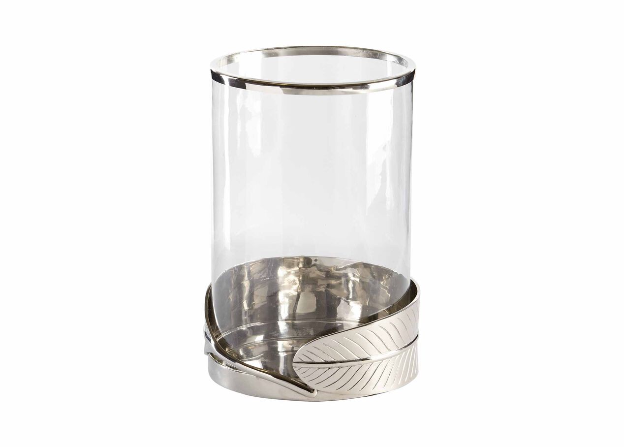 Leaf Hurricane, Silver Candle Holders