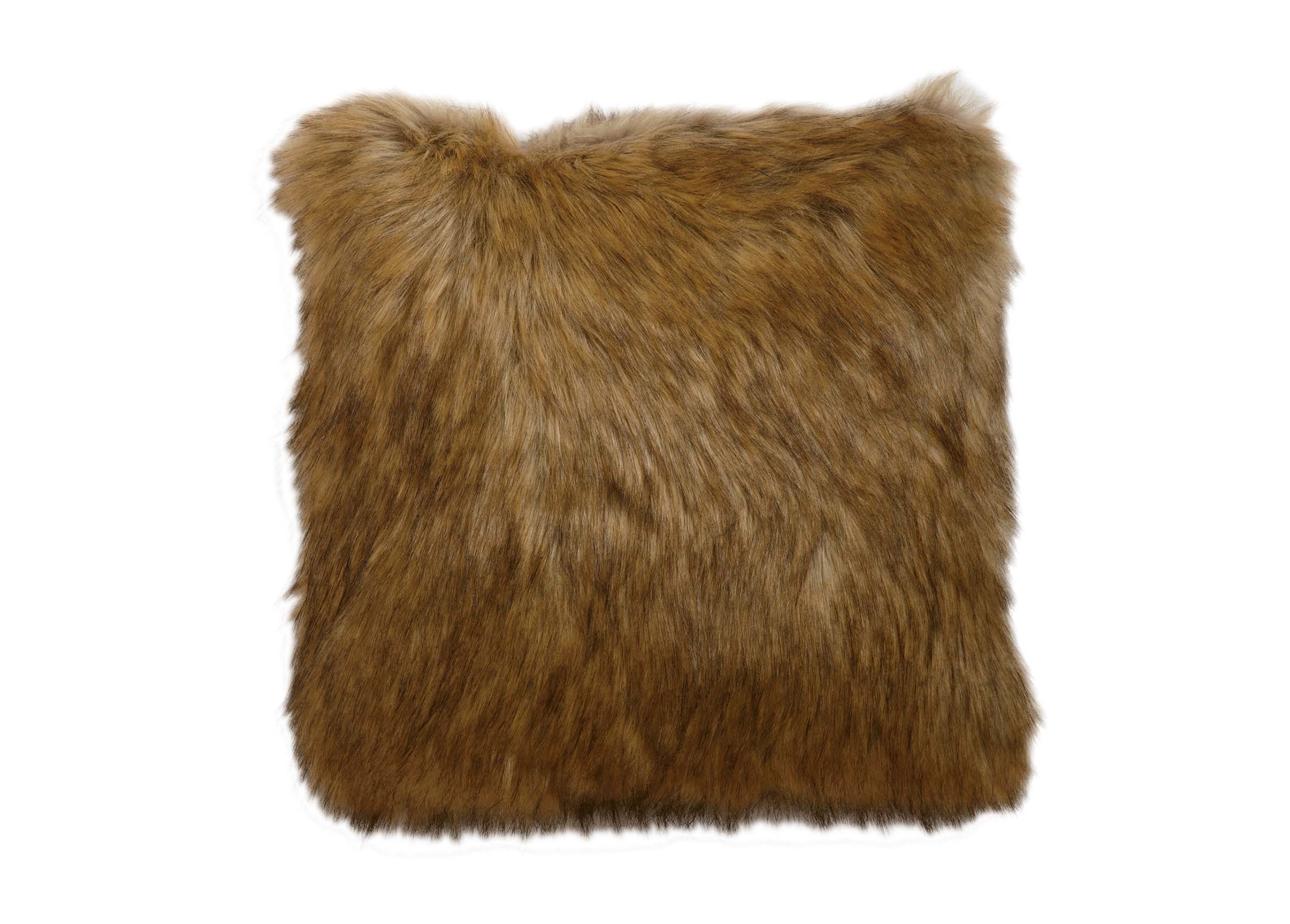 Tipped Fox Faux Fur Pillow Pillows Ethan Allen