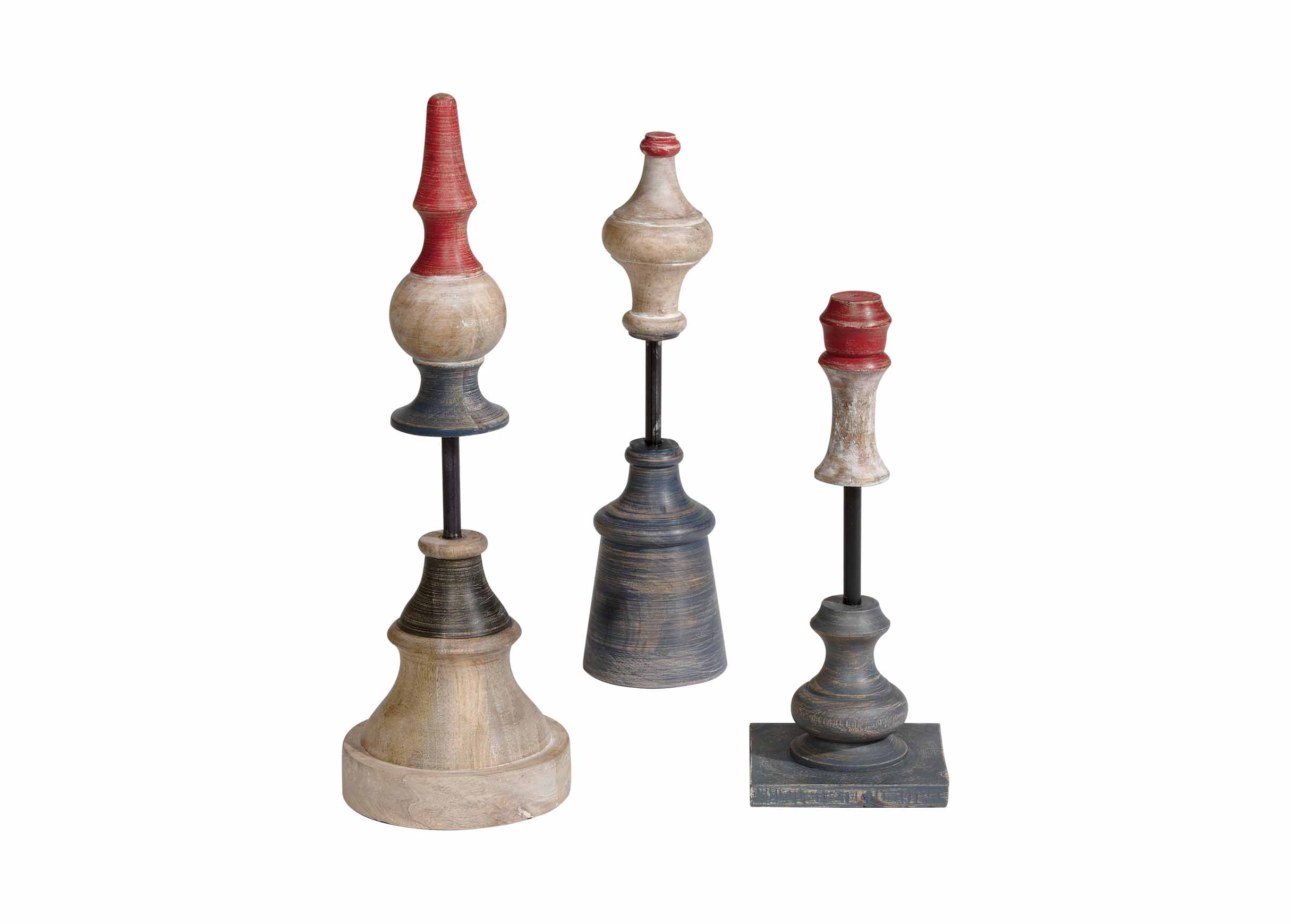 Rowan Wood Finials Decorative Objects Ethan Allen