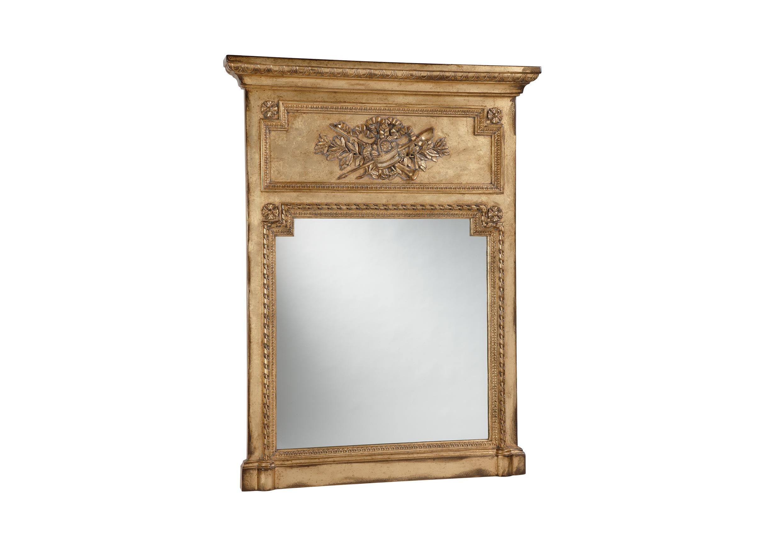 Antique Gold Madeleine Trumeau Wall Mirror Mirrors Ethan Allen