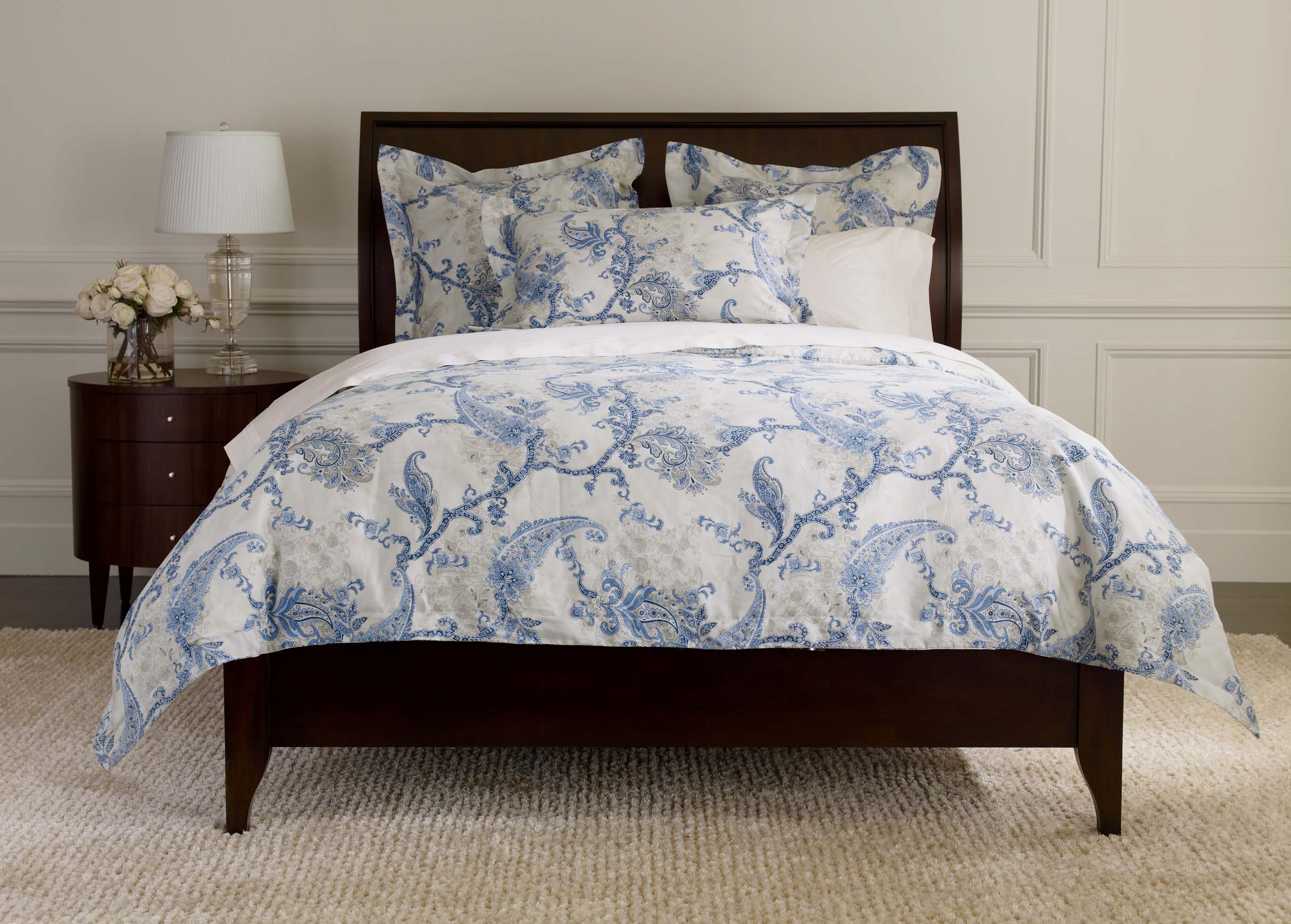 Delmore Paisley Duvet Cover and Shams DUVET COVERS Ethan Allen