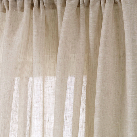 Natural Linen Sheer Fabric by the Yard | | large Natural Linen Sheer Fabric by the Yard , , large