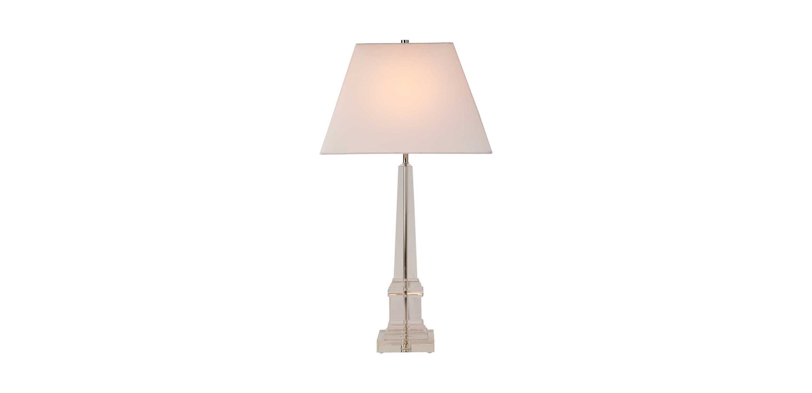 Leslie Crystal Table Lamp TABLE LAMPS Ethan Allen