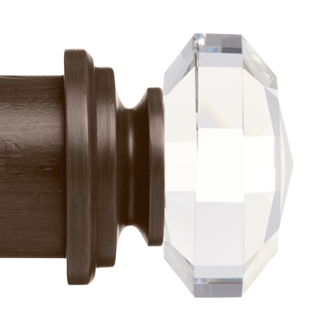 Hazel Crystal Finial, Oil-Rubbed Bronze | | large Hazel Crystal Finial, Oil-Rubbed Bronze , , large