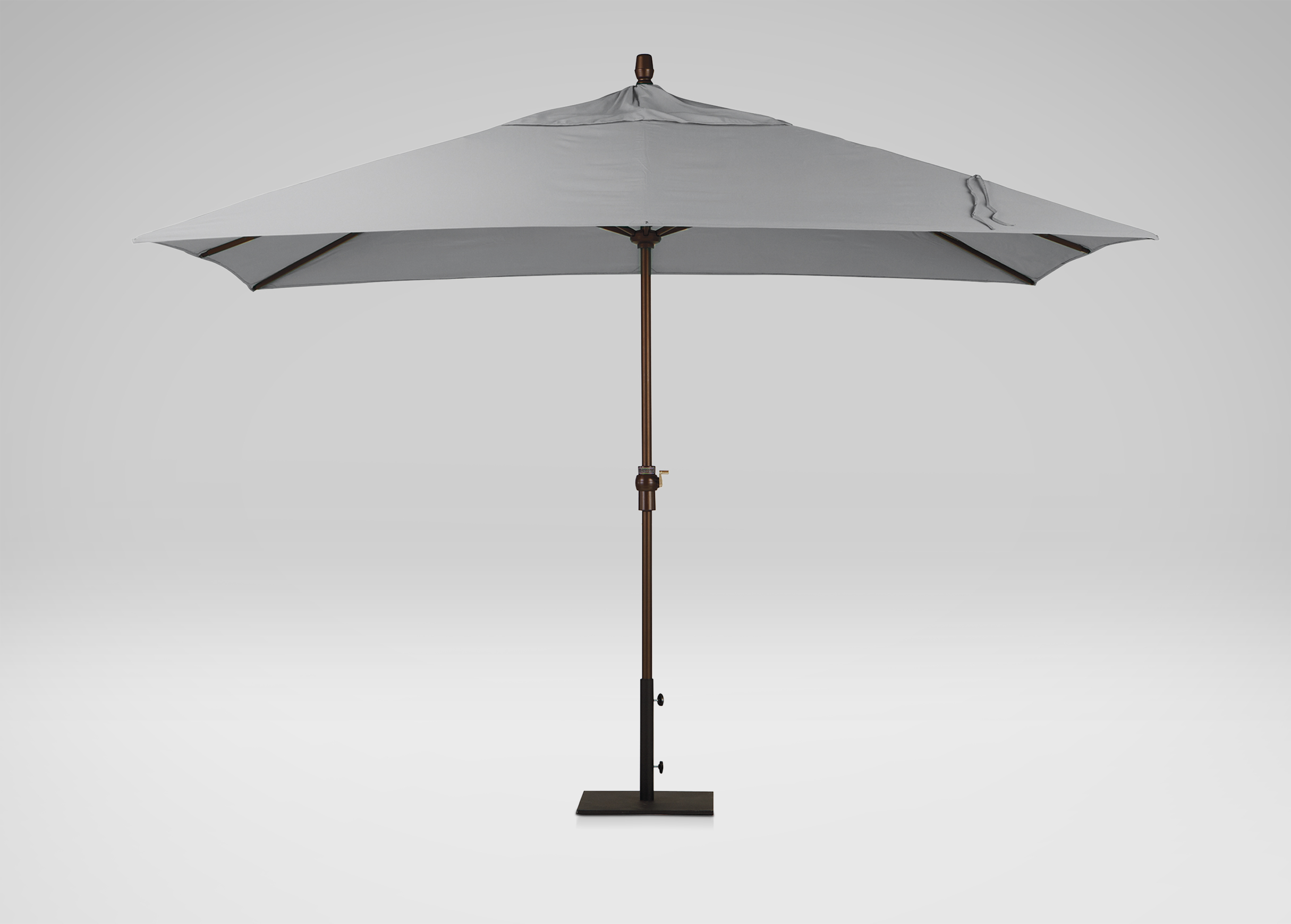 Ash Rectangular Market Umbrella, Onyx UMBRELLAS & STANDS
