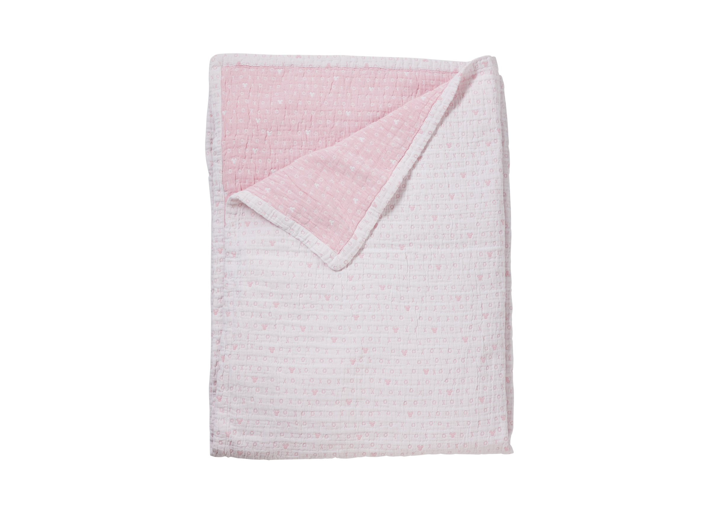 Hugs and Kisses Matelassé Stroller Blanket, Petal stroller blankets