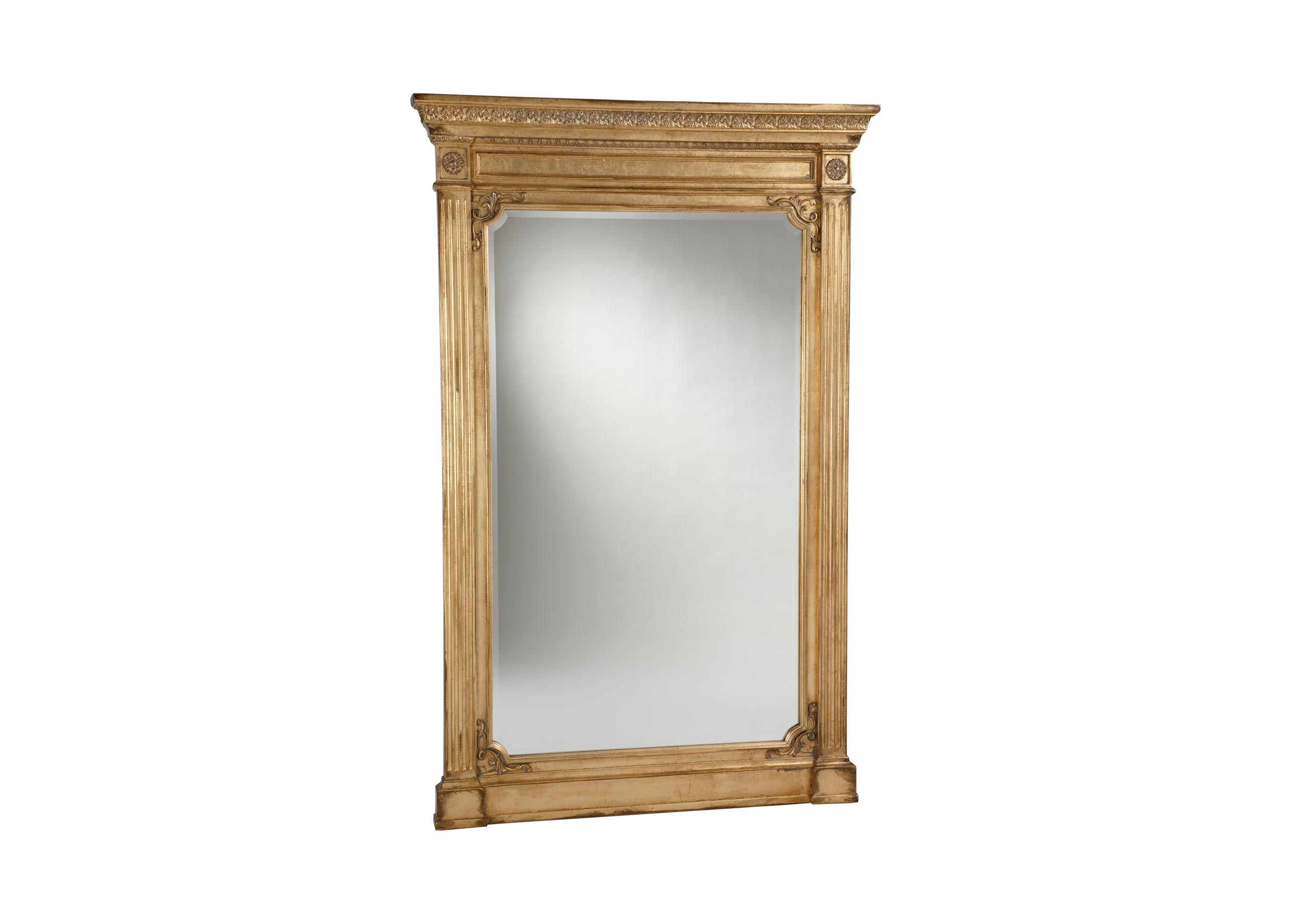 Antique Gold Madeleine Trumeau Floor Mirror Mirrors Ethan Allen