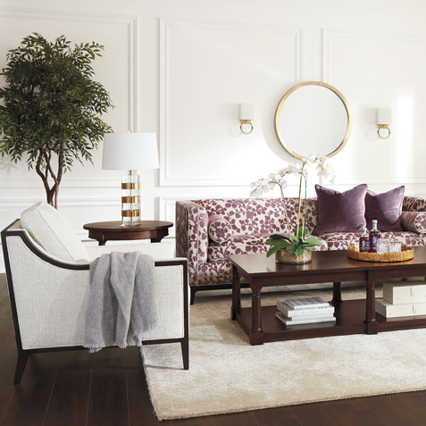 Velvet Blooms Living Room Tile