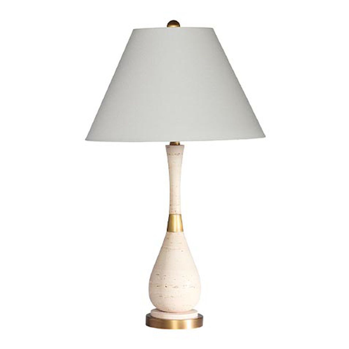 Gil Travertine Table Lamp