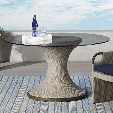 Somerly Round Pedestal Outdoor Dining Table Product Tile Hover Image 404930   905
