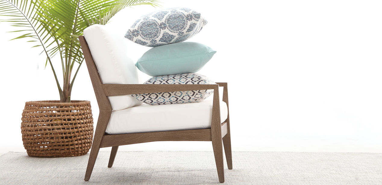 Bridgewater Cove Teak Patio Lounge Chair Ethan Allen