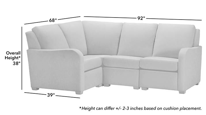 Jennings Leather Stationary Four-Piece Sectional_2