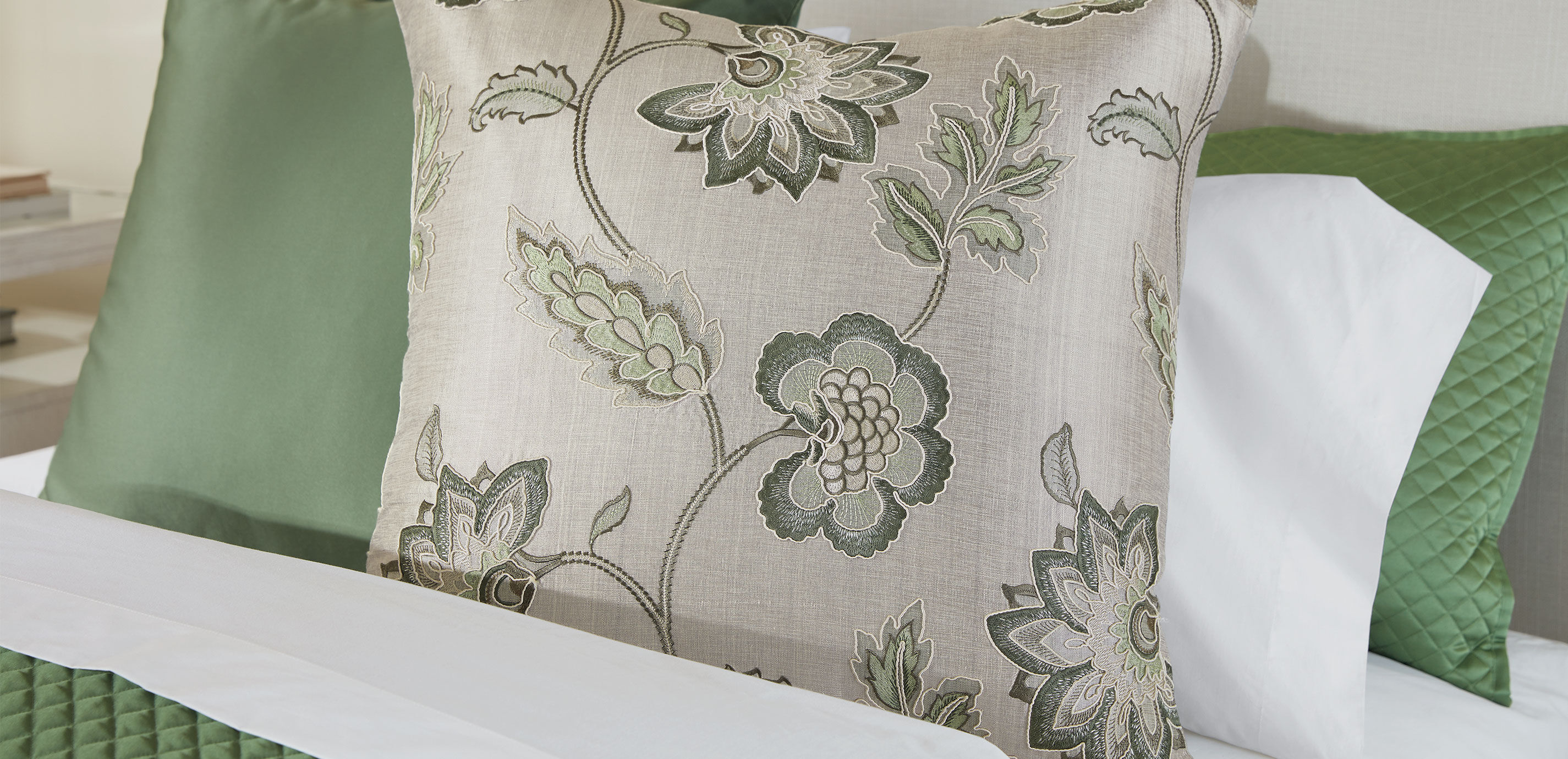 Floral Embroidered Euro Pillow_1