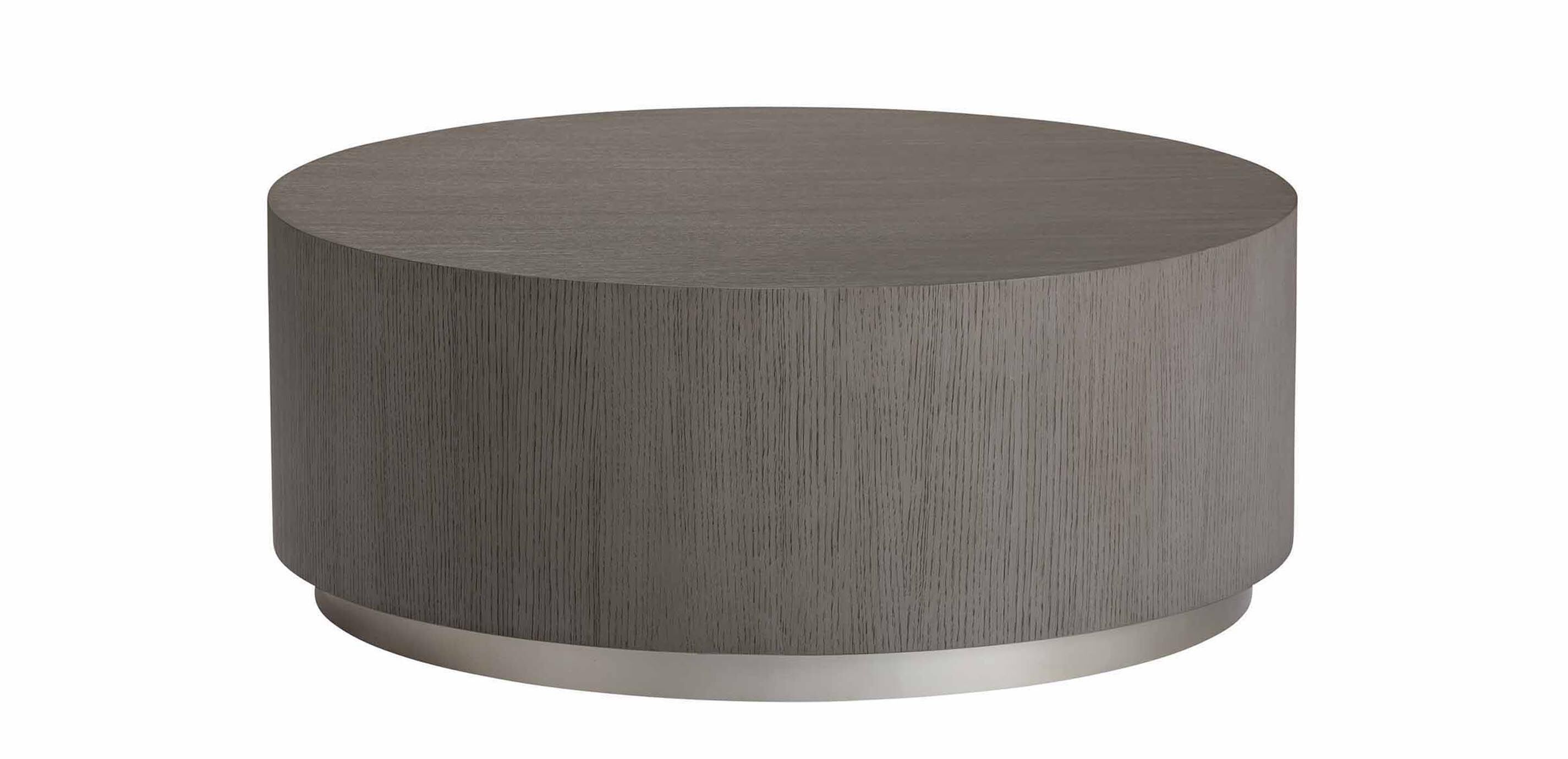 Braemore Round Plinth-Base Coffee Table