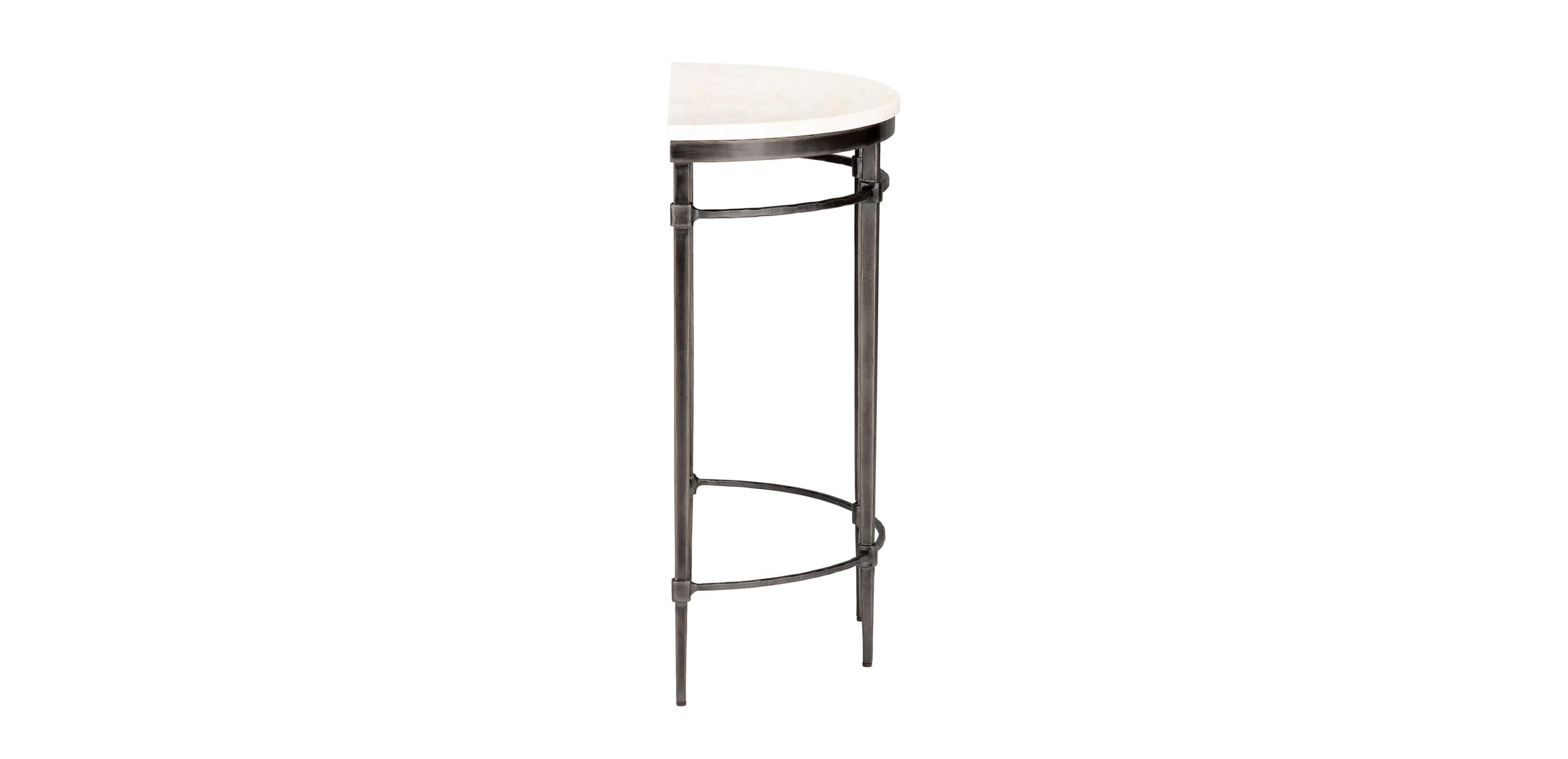 Vida Stone-Top Demilune Console_3