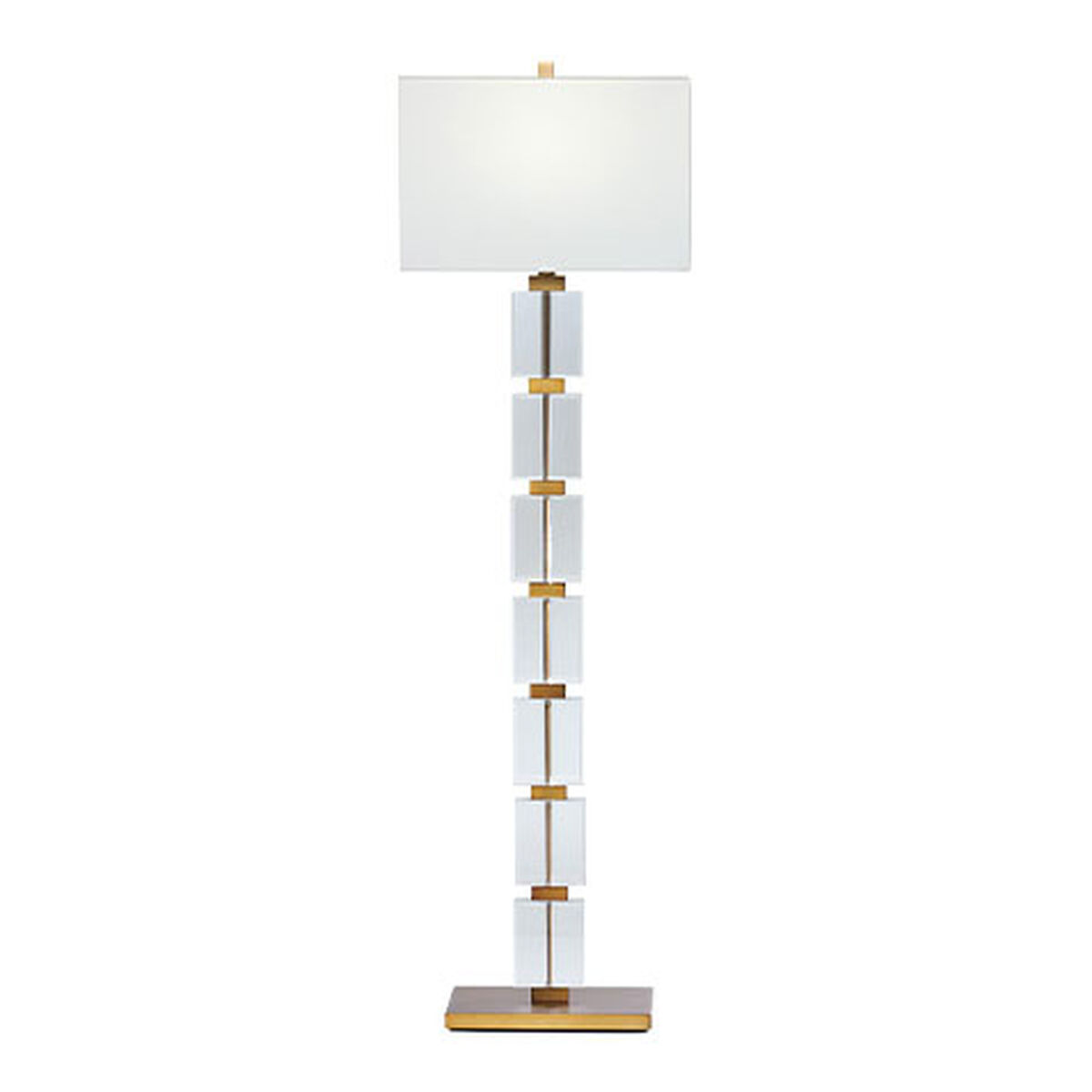 Victoria Floor Lamp, Brass