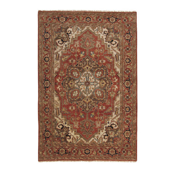 Heriz Rug, Rust/Rust