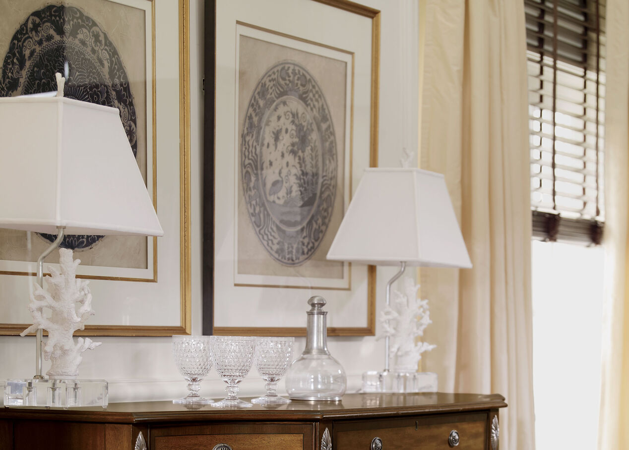 Blue Porcelain Tree Historical Studies Ethan Allen