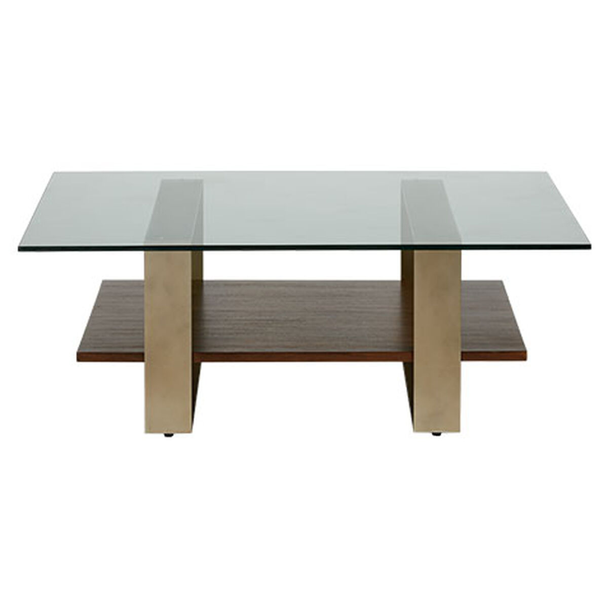 Rosemoor Square Glass-Top Coffee Table