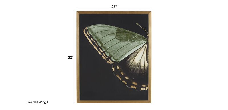 Ethan Allen Rabbit Emerald Wing Butterfly Art Print | Ethan Allen