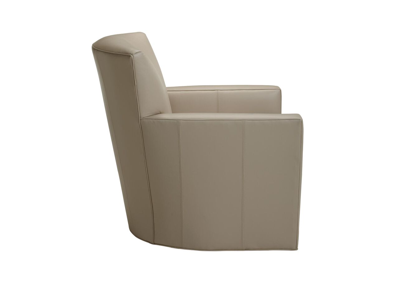 Turner Leather Swivel Chair Chairs & Chaises Ethan Allen