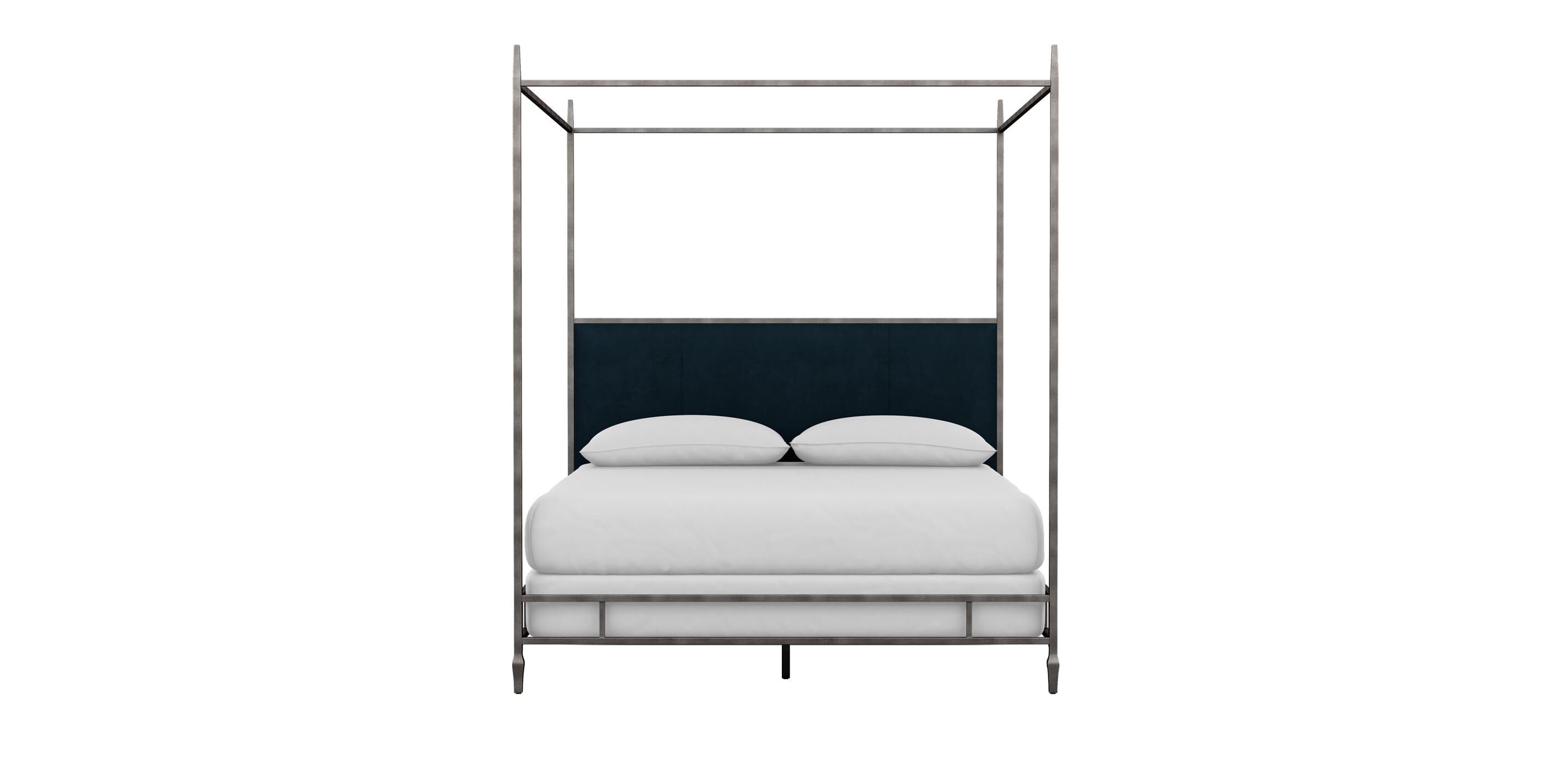 Lincoln Upholstered Poster Bed