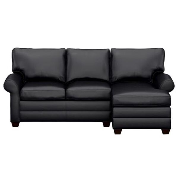 Bennett Build-Your-Own Roll-Arm Leather Sectional