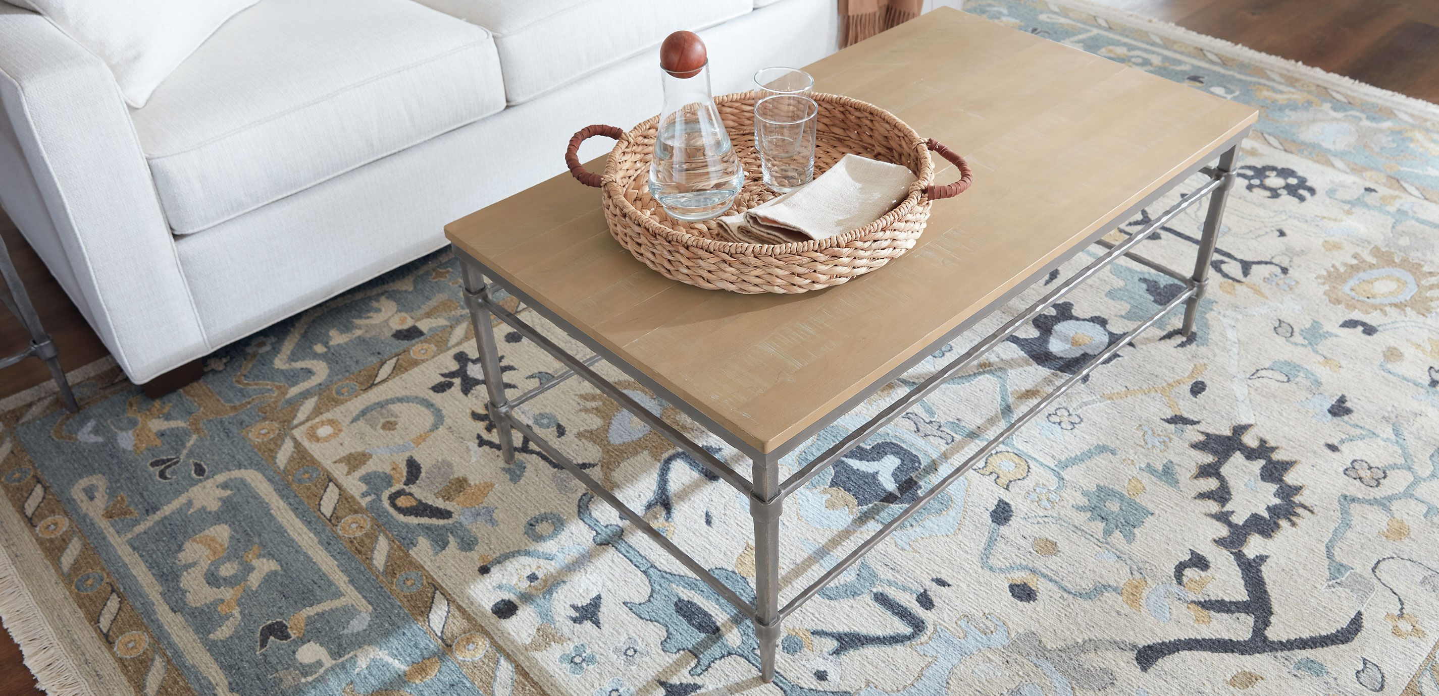 Vida Rectangular Wood-Top Coffee Table_7