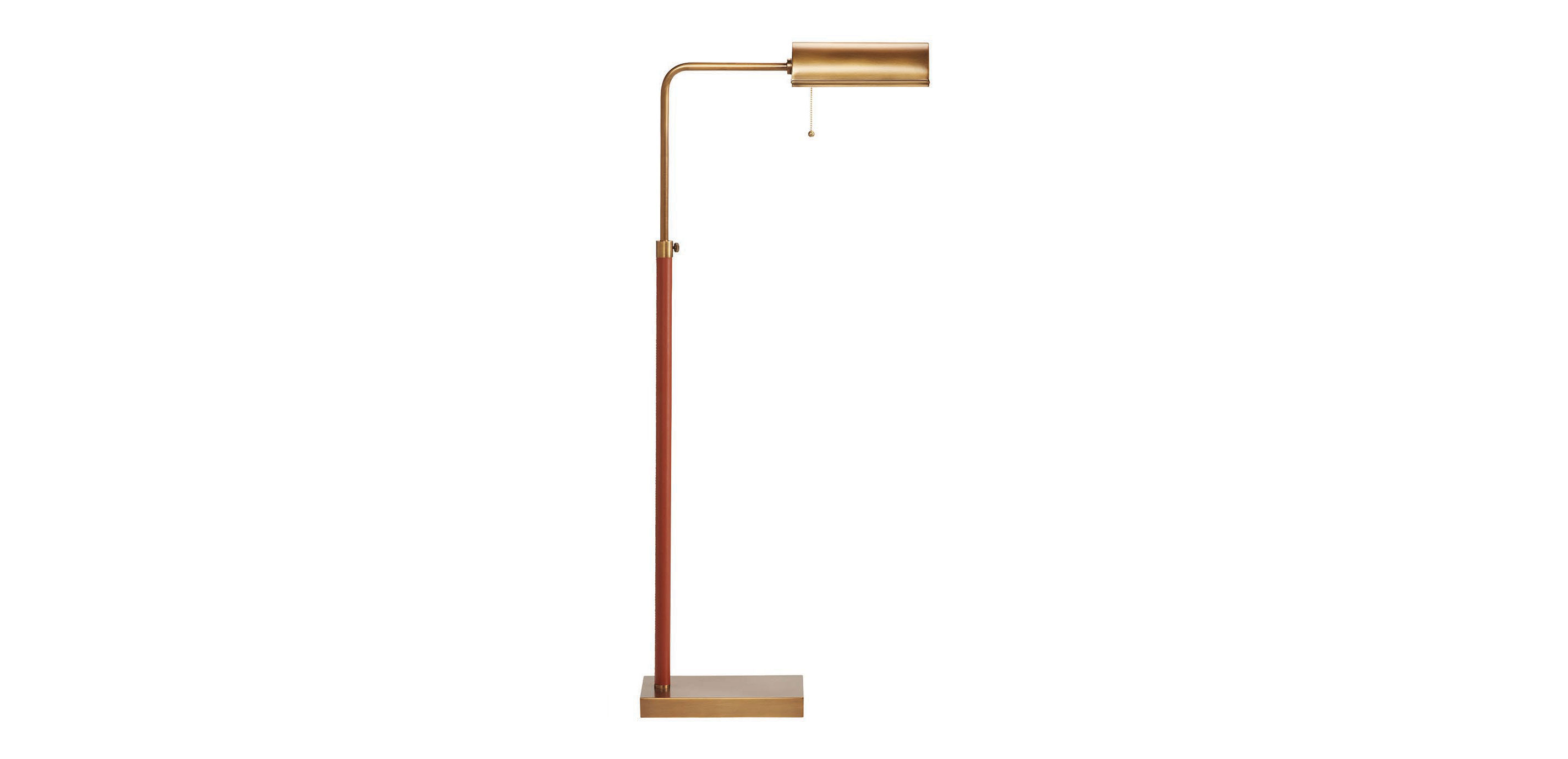 Solid brass pharmacy floor lamp discount