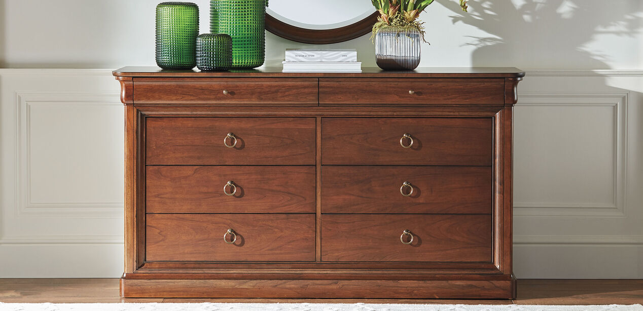 Louis Double Dresser | 6-Drawer Double Dresser | Ethan Allen Louis Double Dresser | 6-Drawer Double Dresser | Ethan Allen