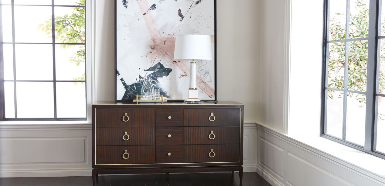 Powell Double Dresser Solid Wood Dresser Ethan Allen Dressers