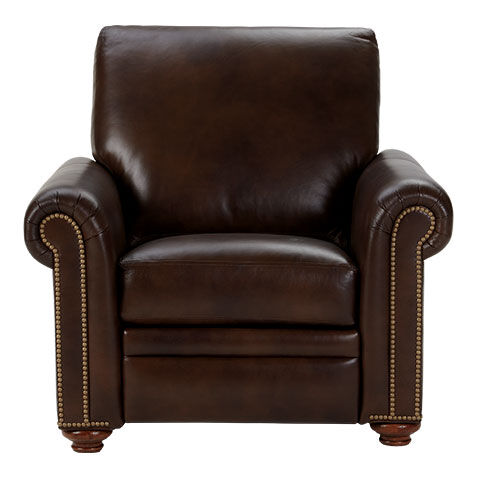 Ethan allen online leather recliner