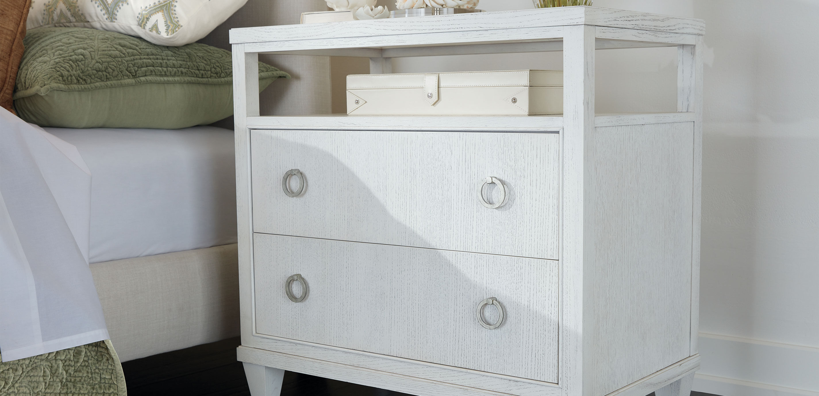 Heston Oak Glass-Top Night Table_7