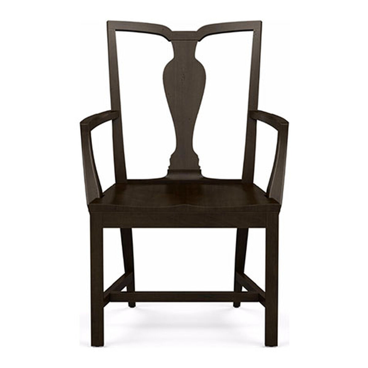Maddox Dining Armchair, Wood Seat