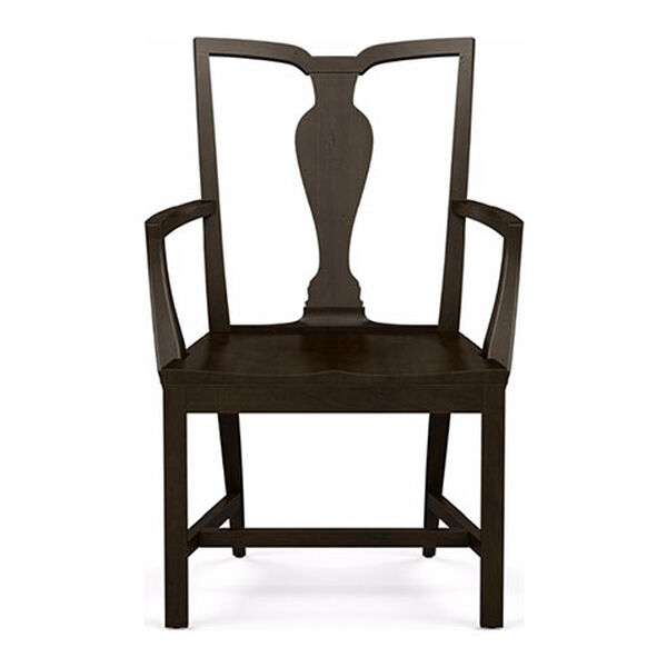 Maddox Dining Armchair, Wood Seat