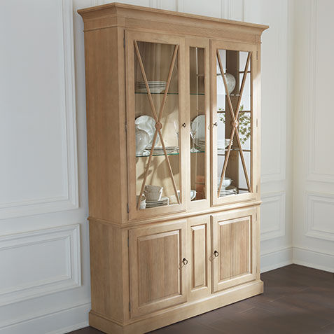 Davos Tall Display Cabinet with Glass Doors Product Tile Hover Image 236528
