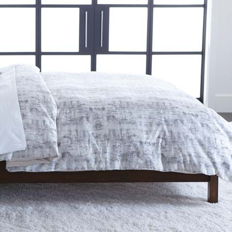 Marbled Jacquard Duvet Cover image