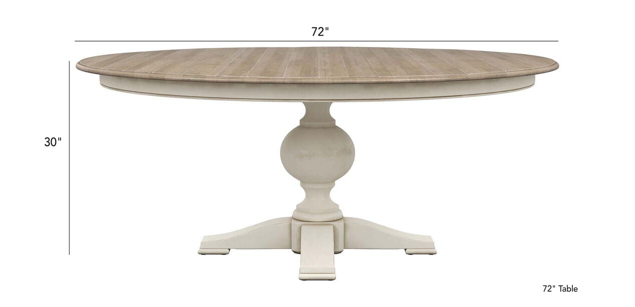 Cooper Rustic Round Dining Table, 72 Round Dining Table Canada