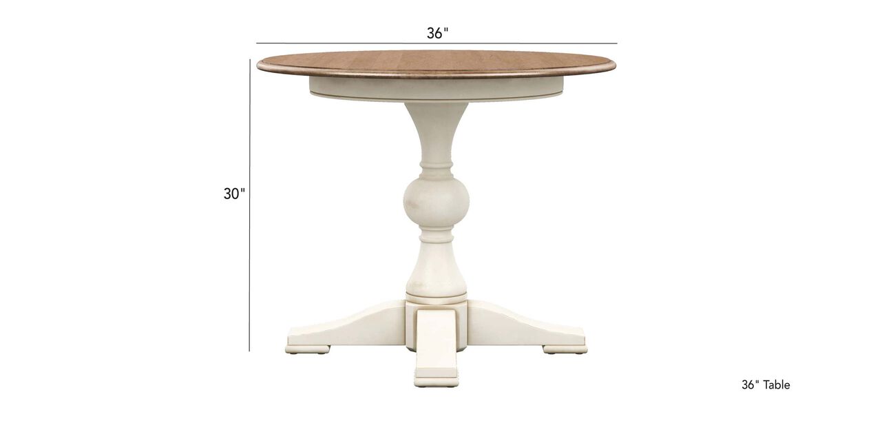 Cooper Round Dining Table, 36 Inch Round Dining Tables