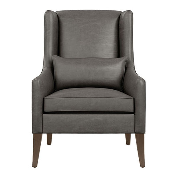 Kyle Leather Wing Chair