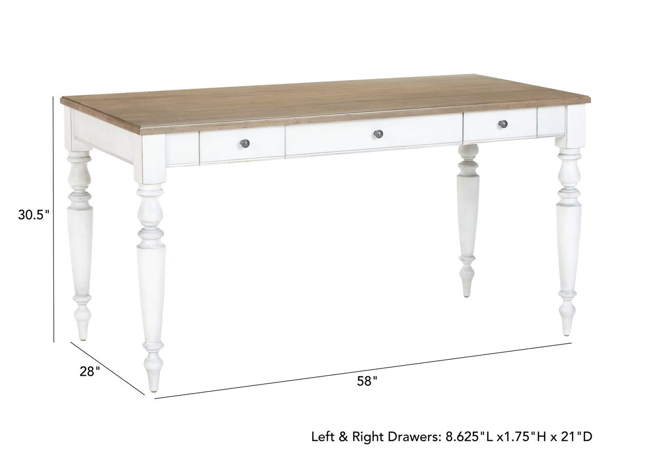 Turned Leg Writing Desk Desks Ethan Allen