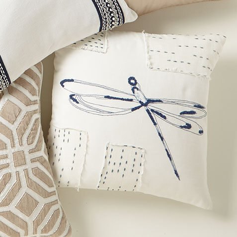 Dragonfly Patch Pillow Product Tile Hover Image 065689