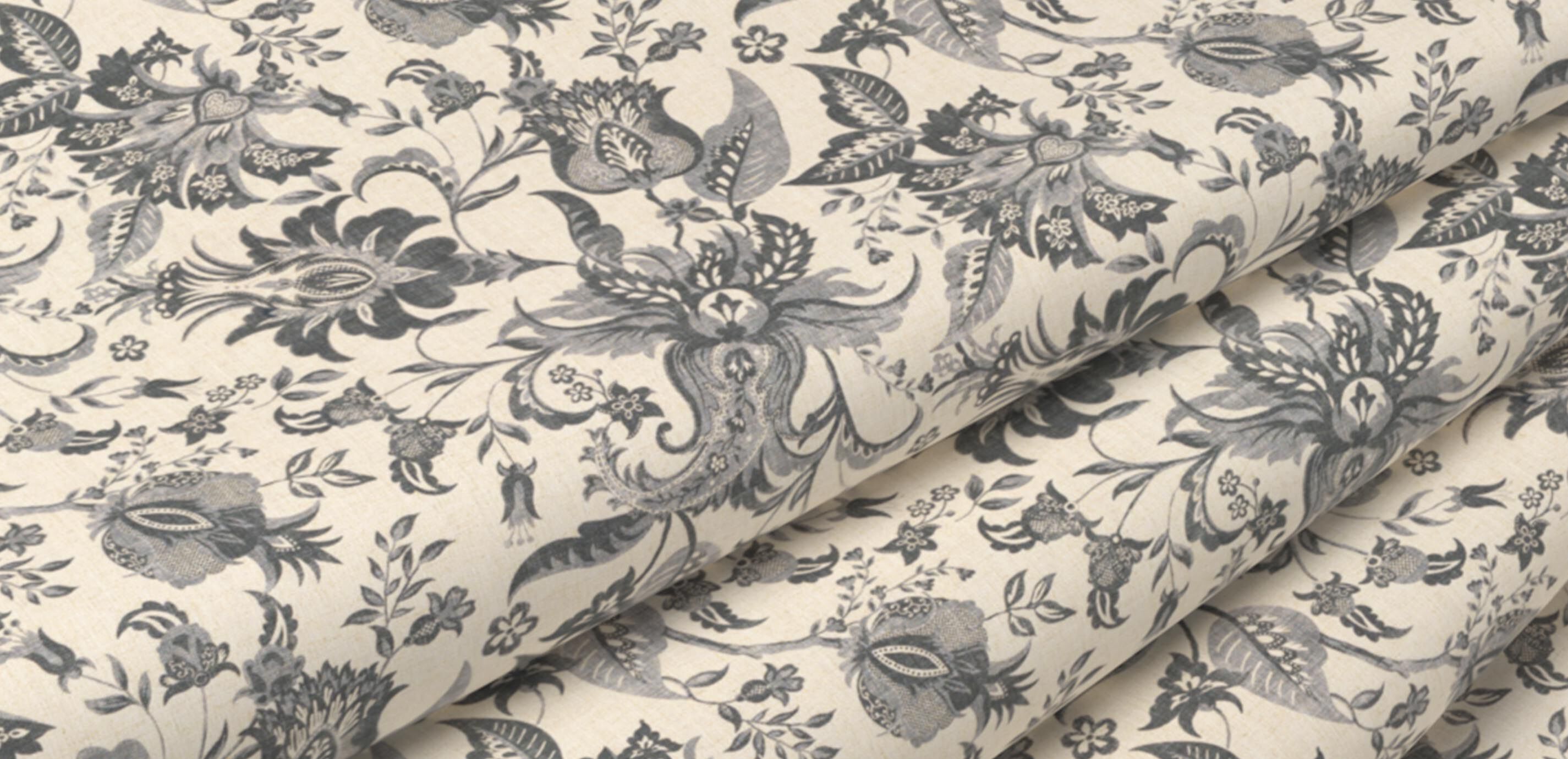 Davinca Charcoal Fabric By the Yard_1