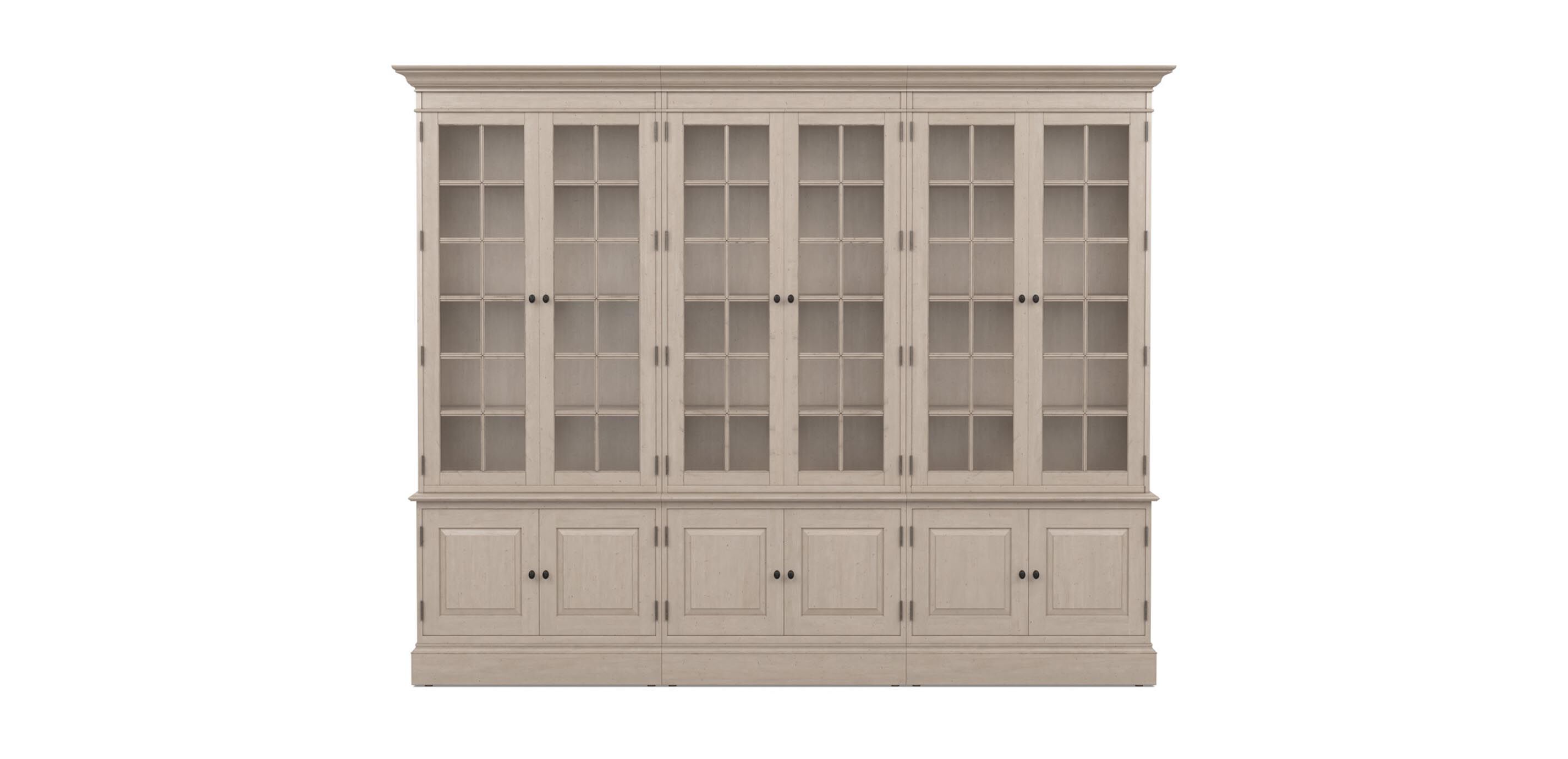 Villa Triple Library Bookcase
