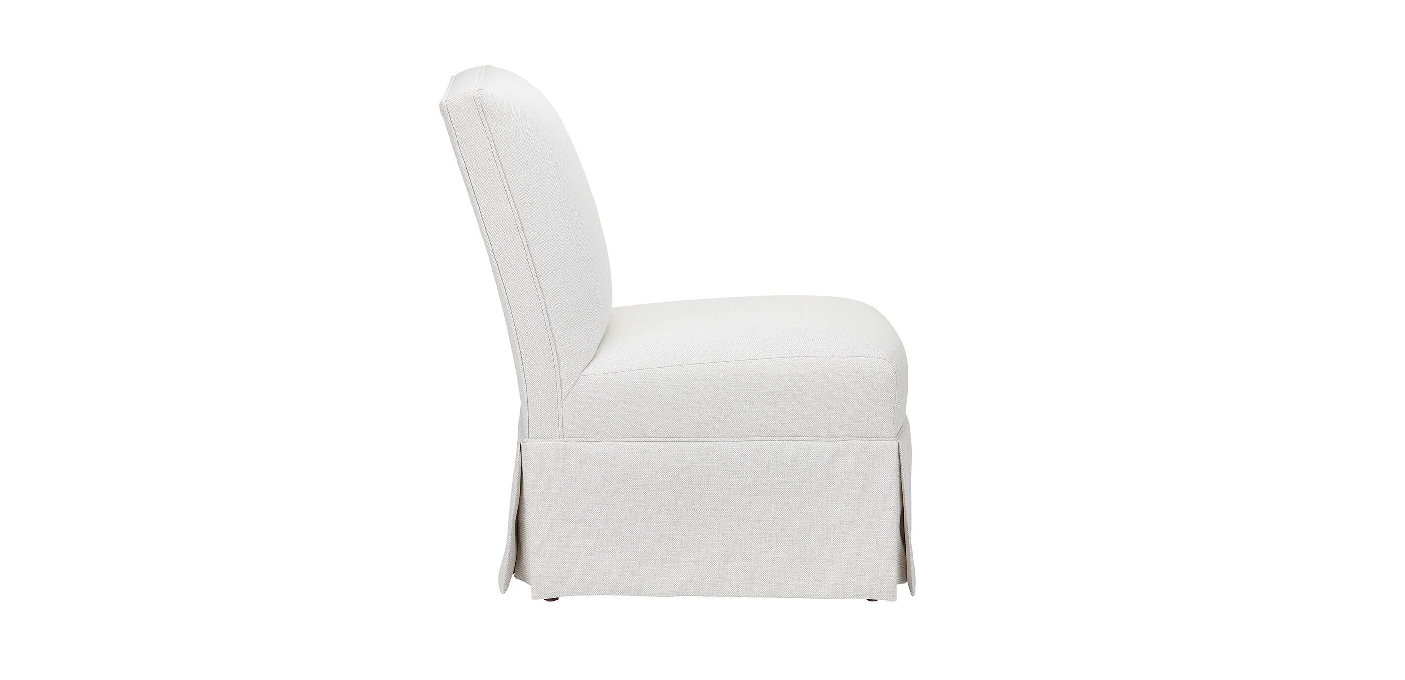 Arlo Armless Chair Slipper Chair Accent Chair Ethan Allen