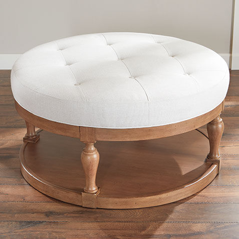 Donnelly 38" Round Cocktail Ottoman Product Tile Hover Image 158805