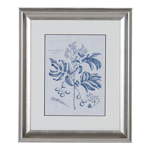 Navy and Linen Botanical IV image