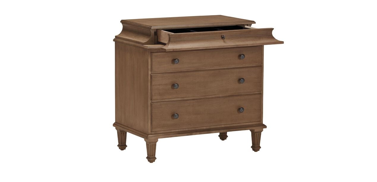 Leora Night Table for Bedside Storage | Ethan Allen