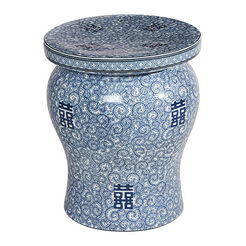 Blue and White Garden Stool Recommended Product