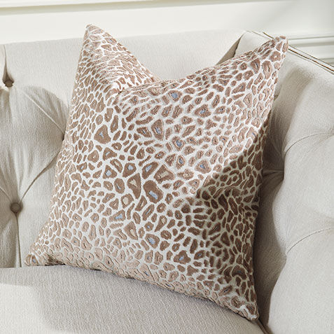 Leopard Cut-Velvet Pillow Product Tile Hover Image 062401